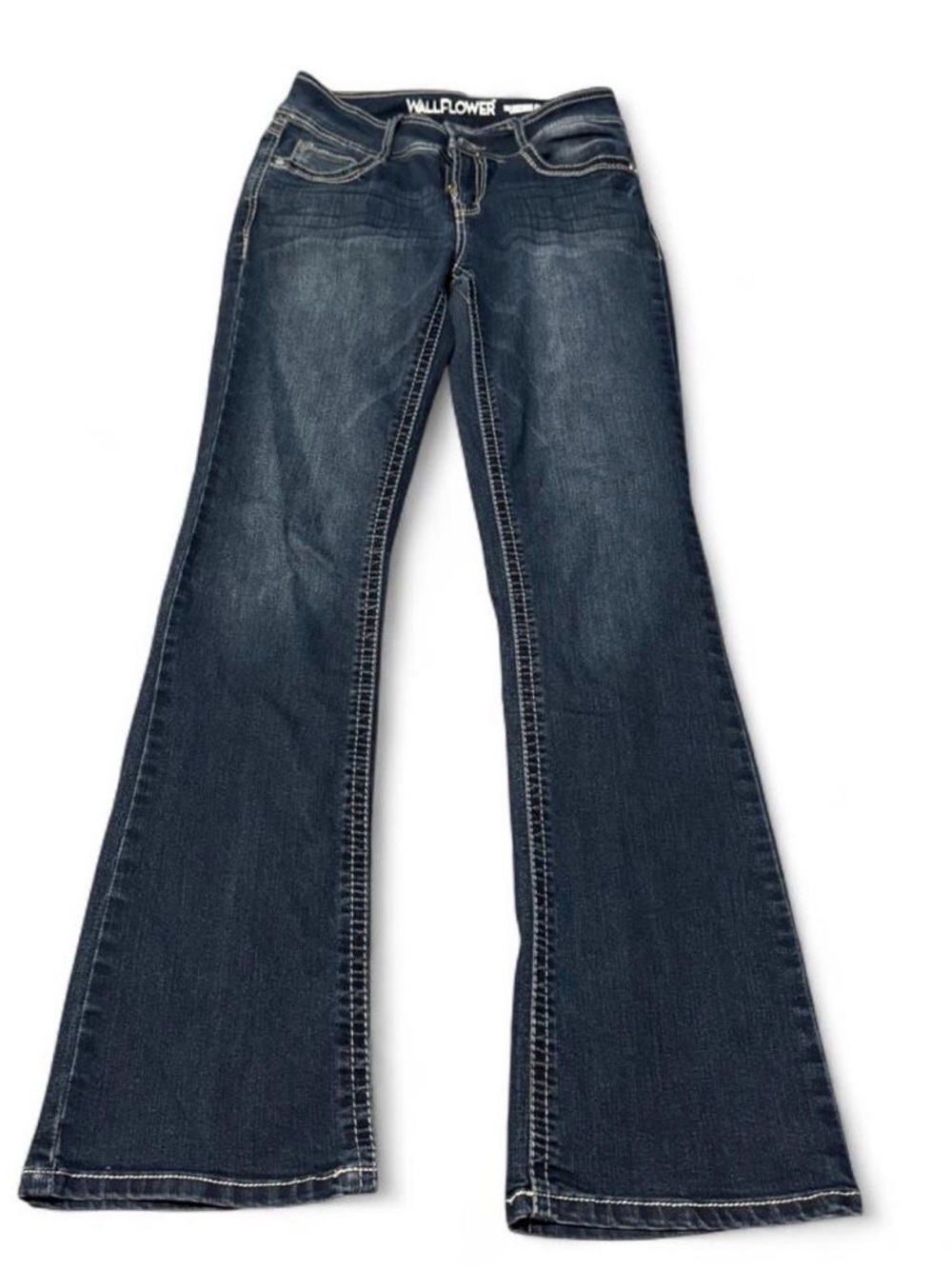 Wallflower Dark Indigo Flare Jeans